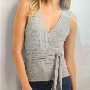 Wrap tank top Gap